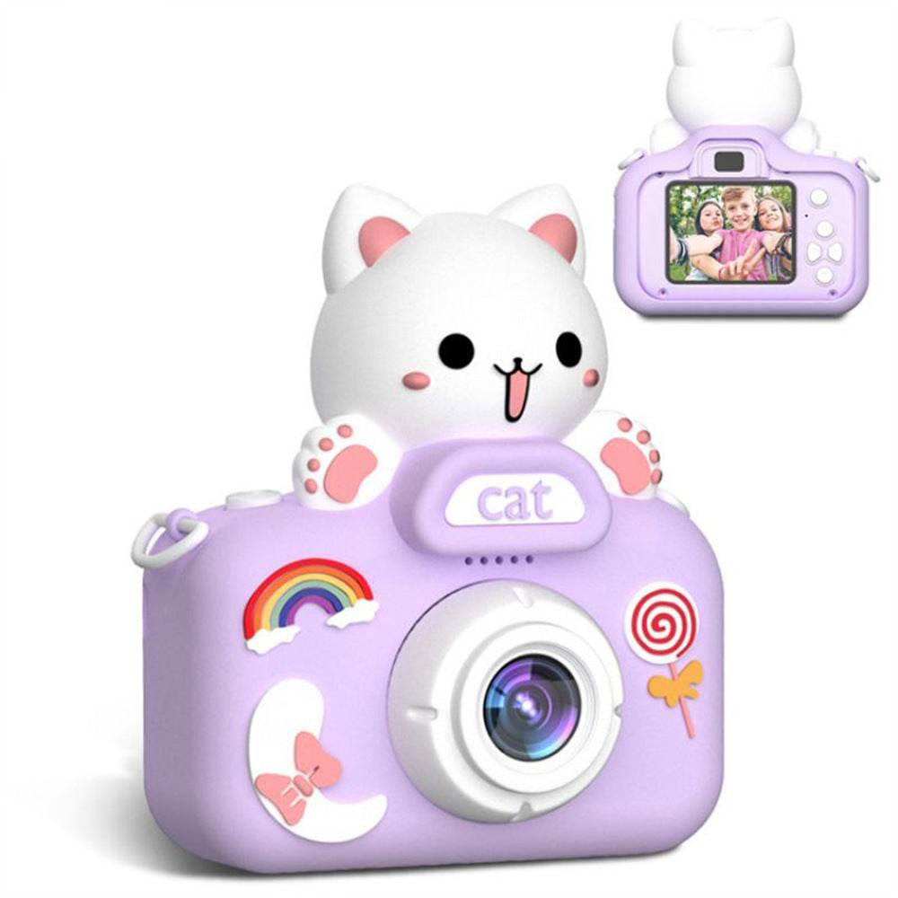 Appareil photo en plastique pour enfants, grosse tête, chaton - Style & confort