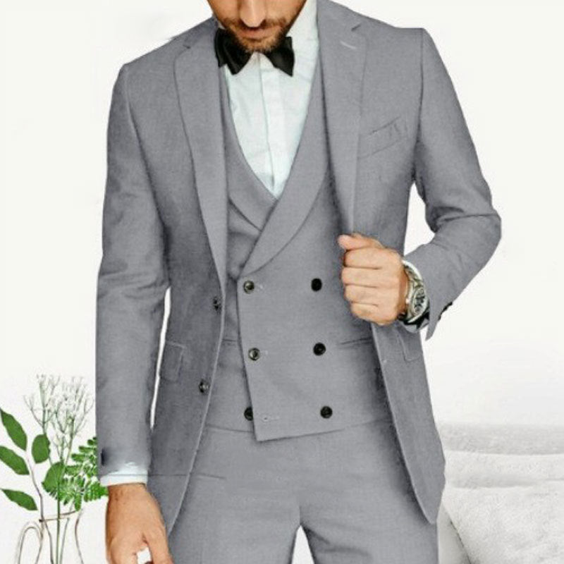 Men's slim-fit suit jacket