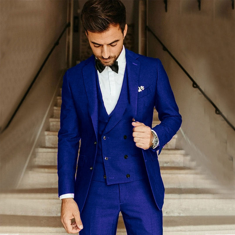 Men's slim-fit suit jacket