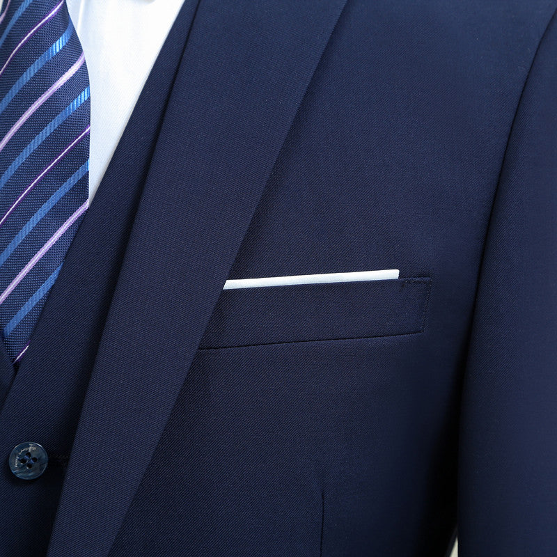 Dreiteiliger Anzug für Herren, schicker und eleganter Stil