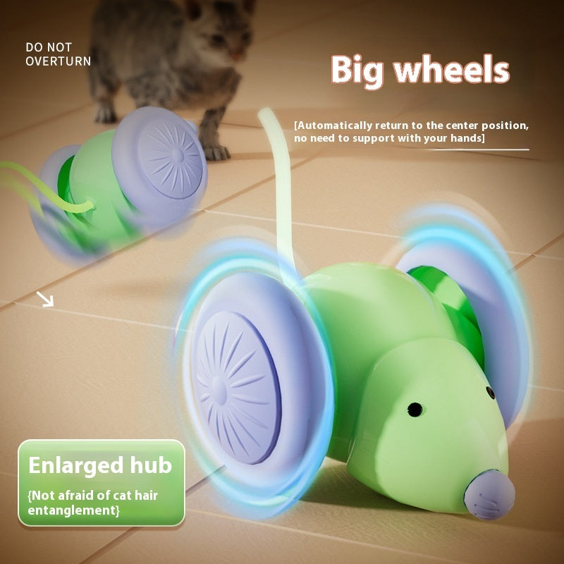 Souris électrique pour chats, avec évitement intelligent des obstacles