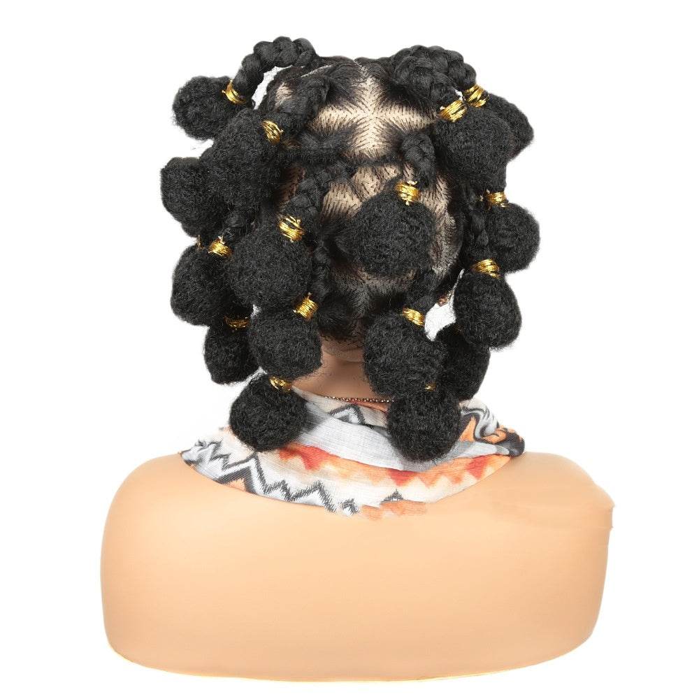 Perruque coiffe exotique en soie - Style & confort