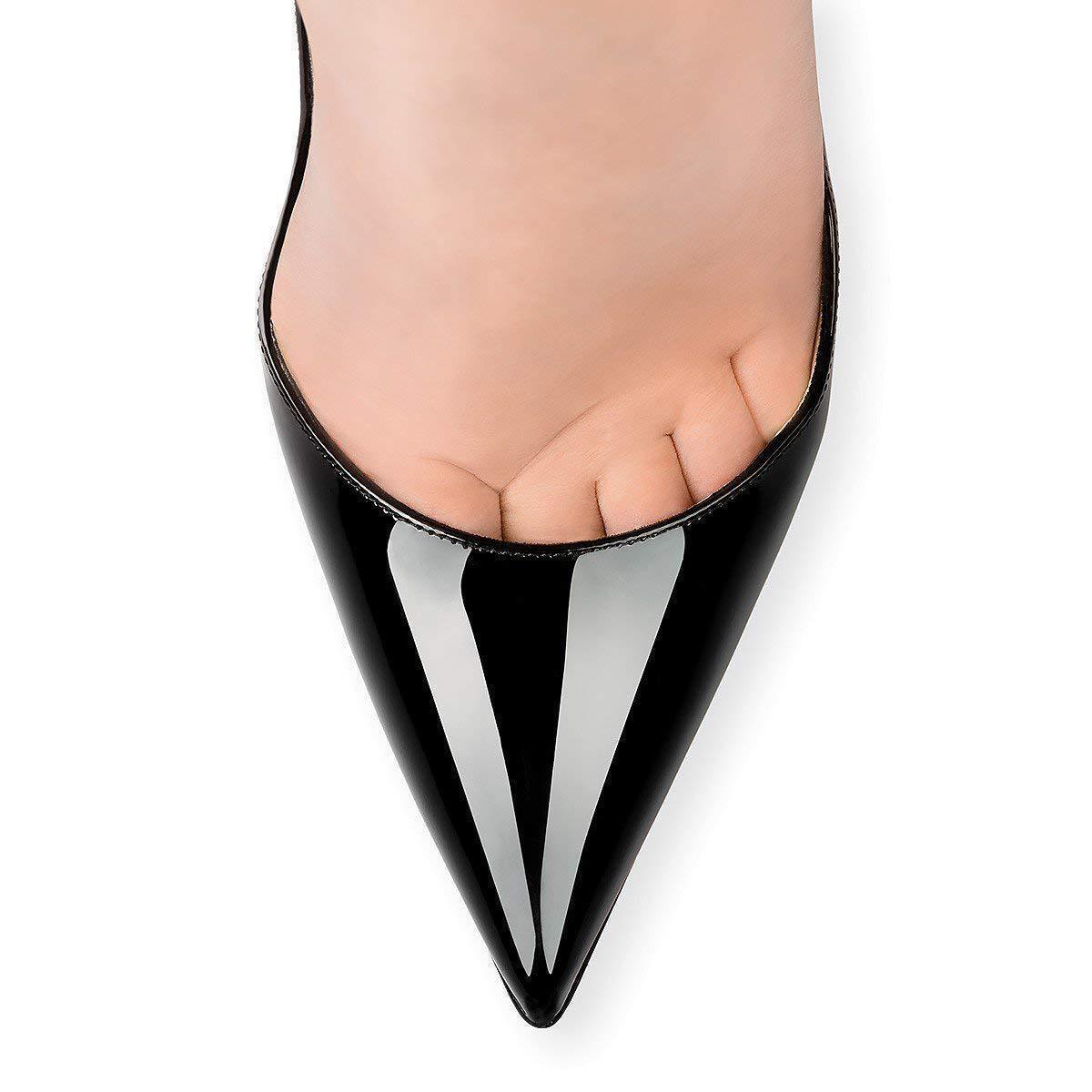 Chaussures simples tendance pour femmes à bout pointu et talon épais