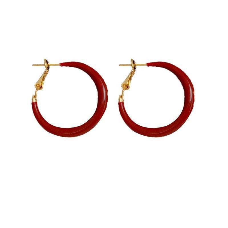 Boucles d'oreilles simples et luxueuses - Style & confort