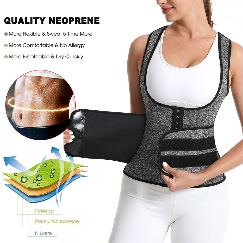 Slimming belt, ideal for sauna and sweating.