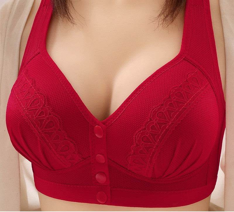 Soutien-gorge fin à boutons ouverts sur le devant - Style & confort