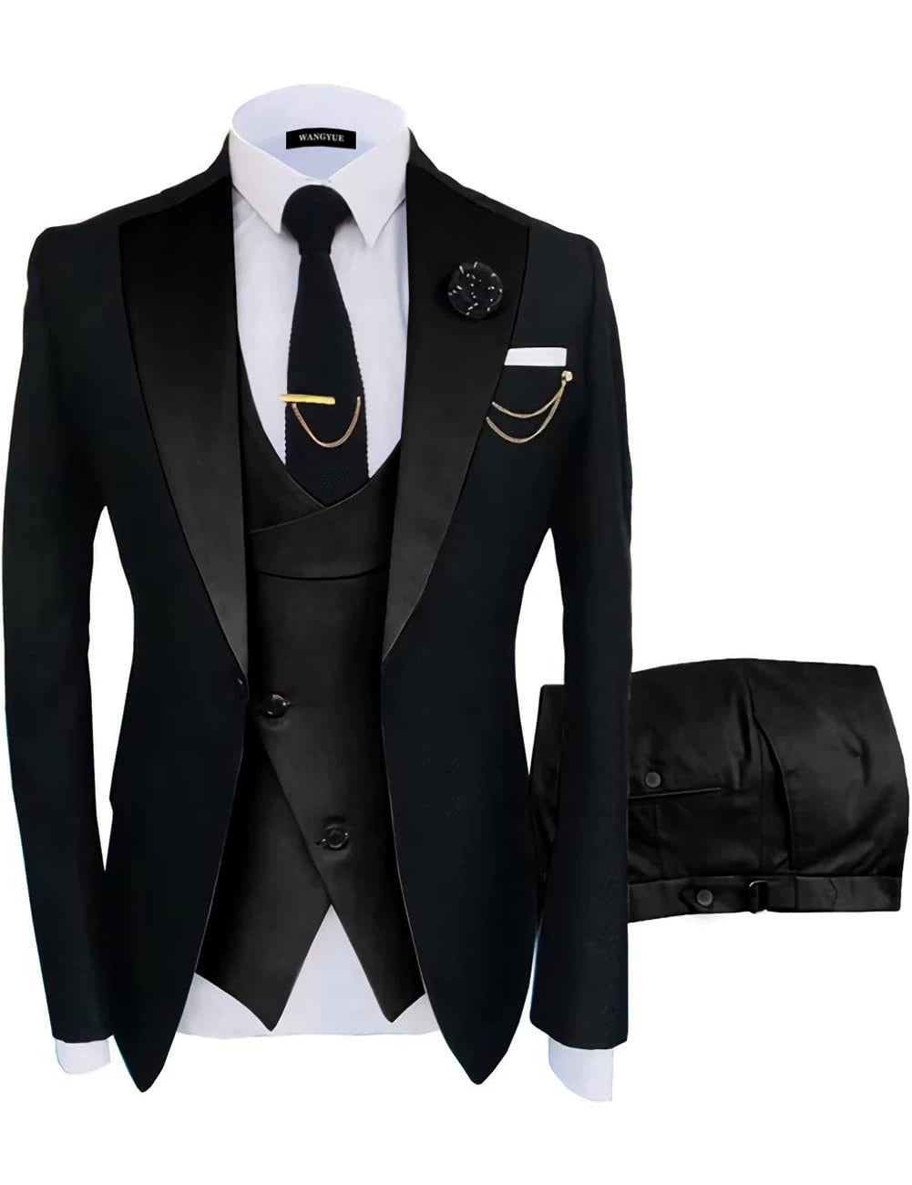 Men's Casual Three-Piece Suit