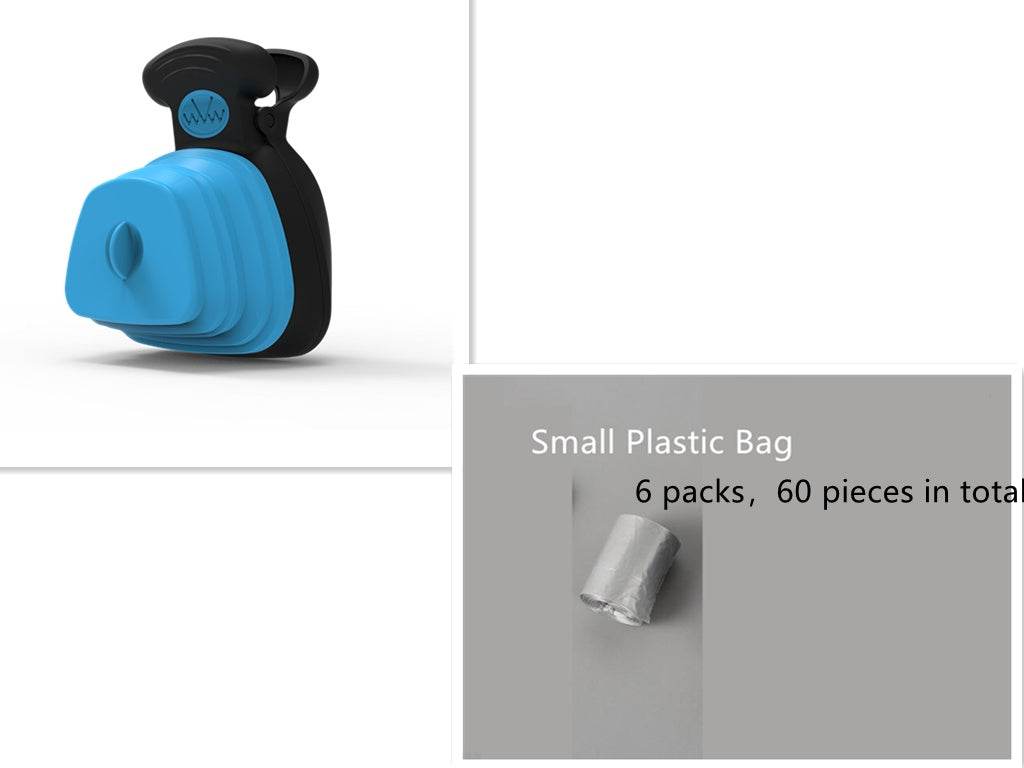 Pet Dog Poop Bag Dispenser Travel Foldable Poop Spoon - Style & confort