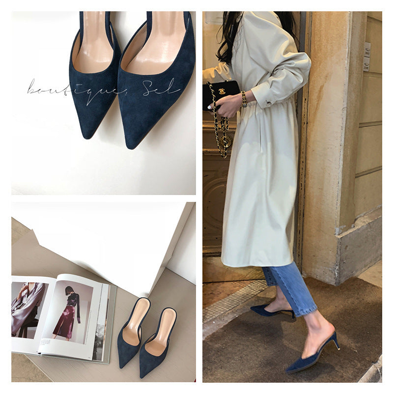 Chaussons à talons hauts pour femmes Fashion Baotou