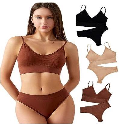 Ensemble de lingerie deux pièces avec bretelles de sport - Style & confort