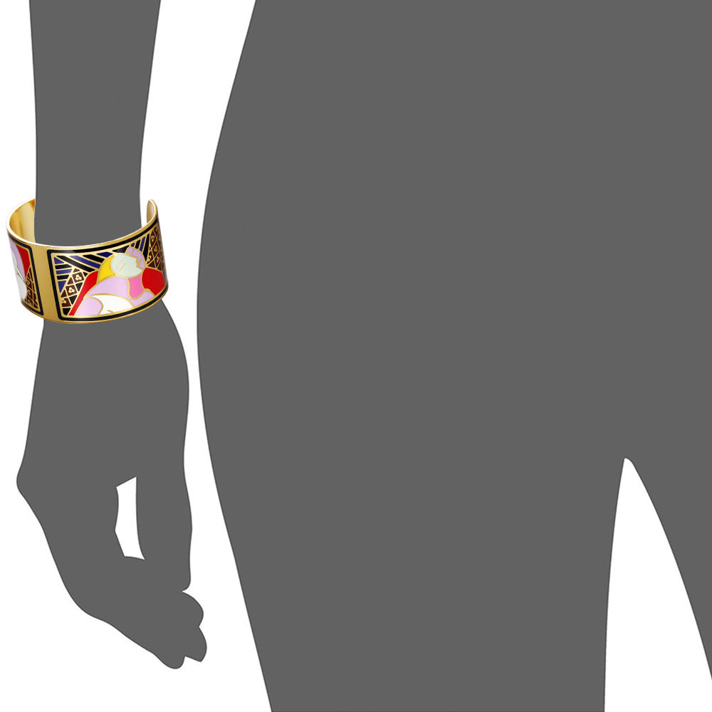 European and American style women's enamel bracelet