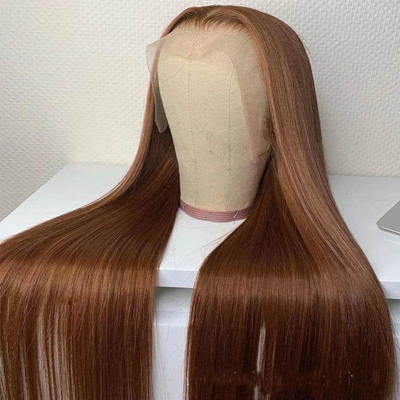 Perruques en cheveux humains de couleur marron - Style & confort