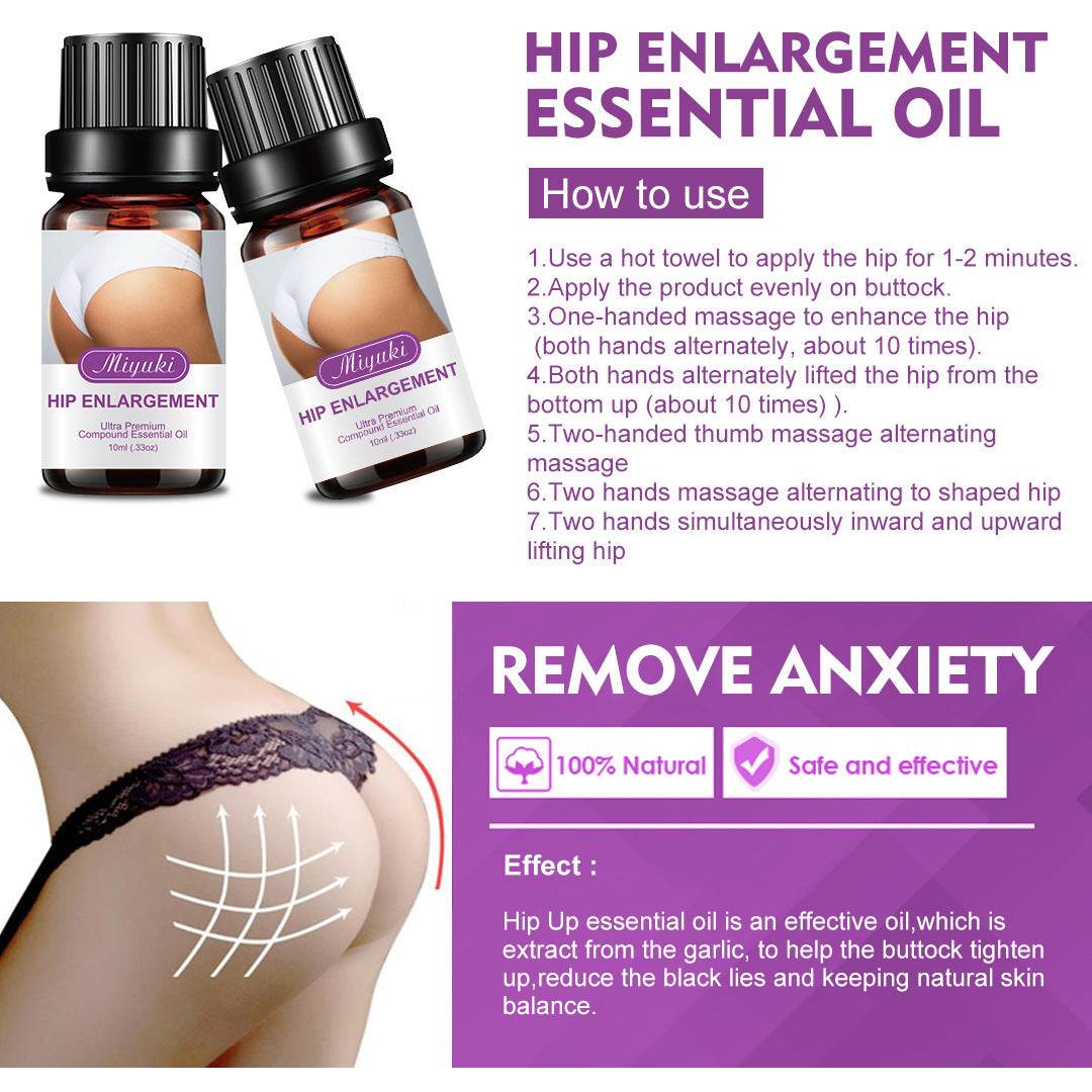 Huile essentielle pour un effet repulpant et un massage liftant pour sublimer les courbes - Style & confort