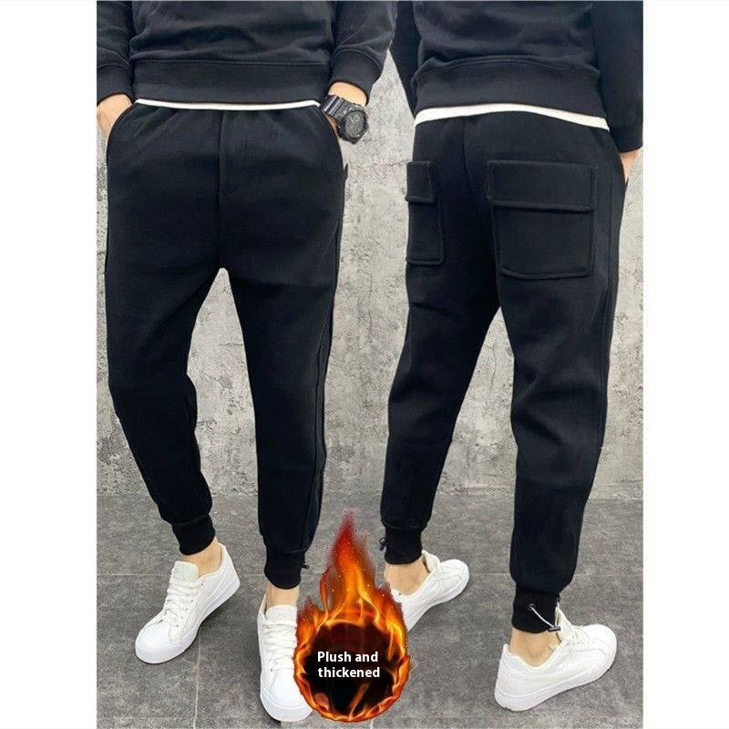 Pantalon décontracté ajusté à nouer à la cheville