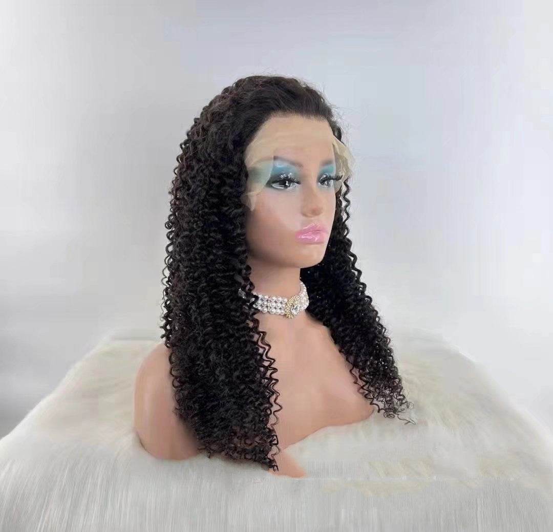 Perruques cheveux humains Jerry Curly, Lace Front - Style & confort