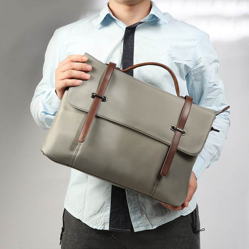 Sac à bandoulière en toile décontracté et portable pour homme - Style & confort