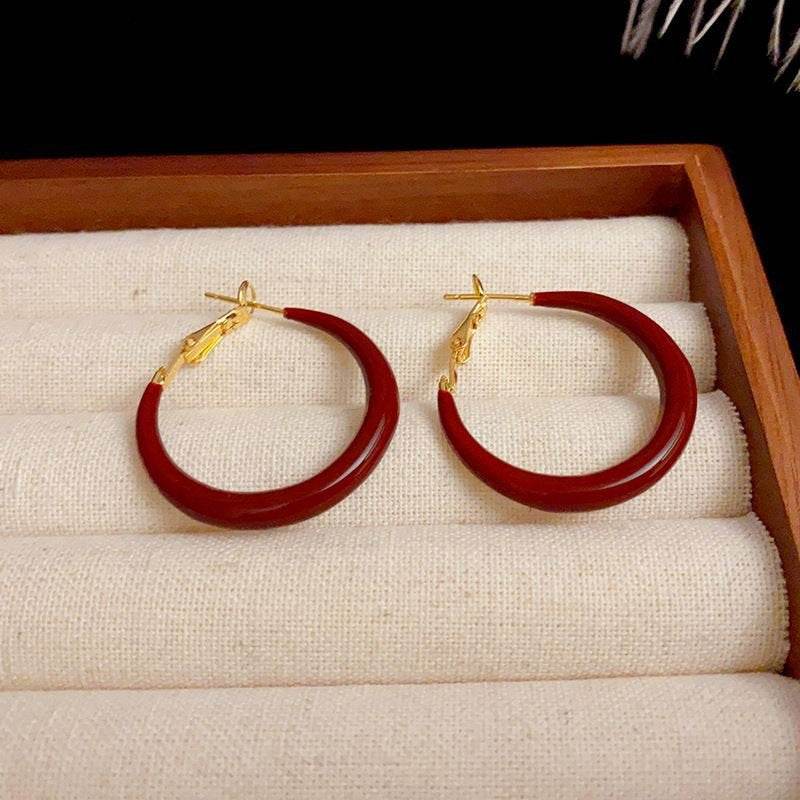 Boucles d'oreilles simples et luxueuses - Style & confort