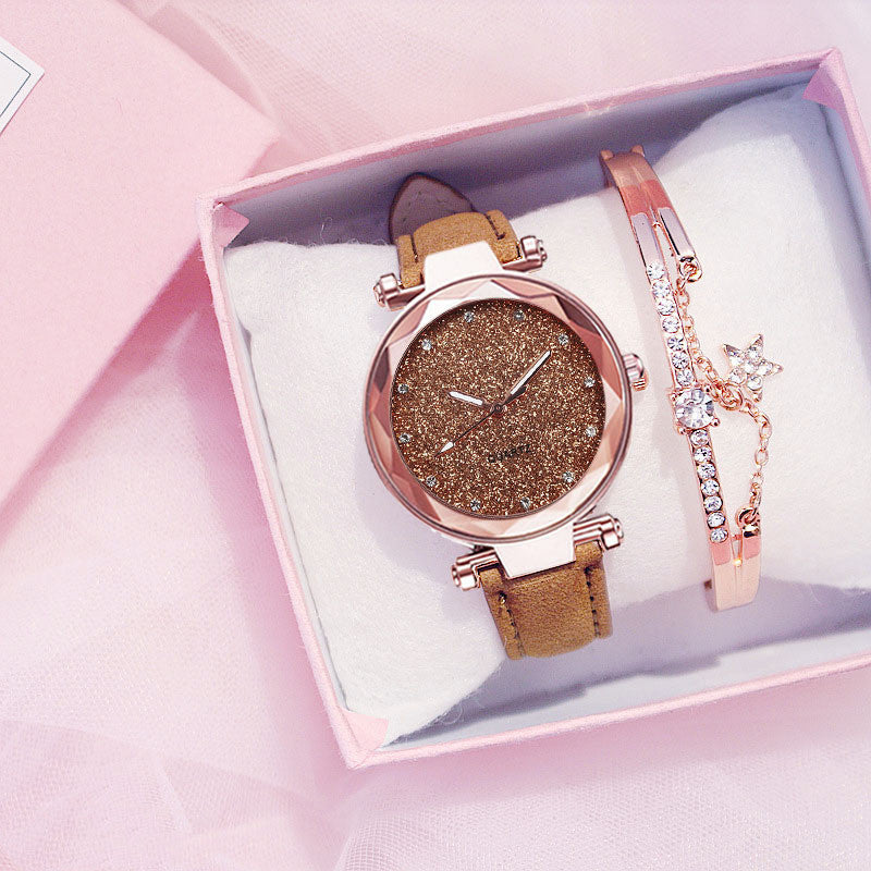 Coffret cadeau montre-bracelet pour femme