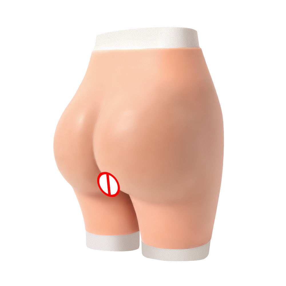 Pure silicone pantyhose with fake buttocks