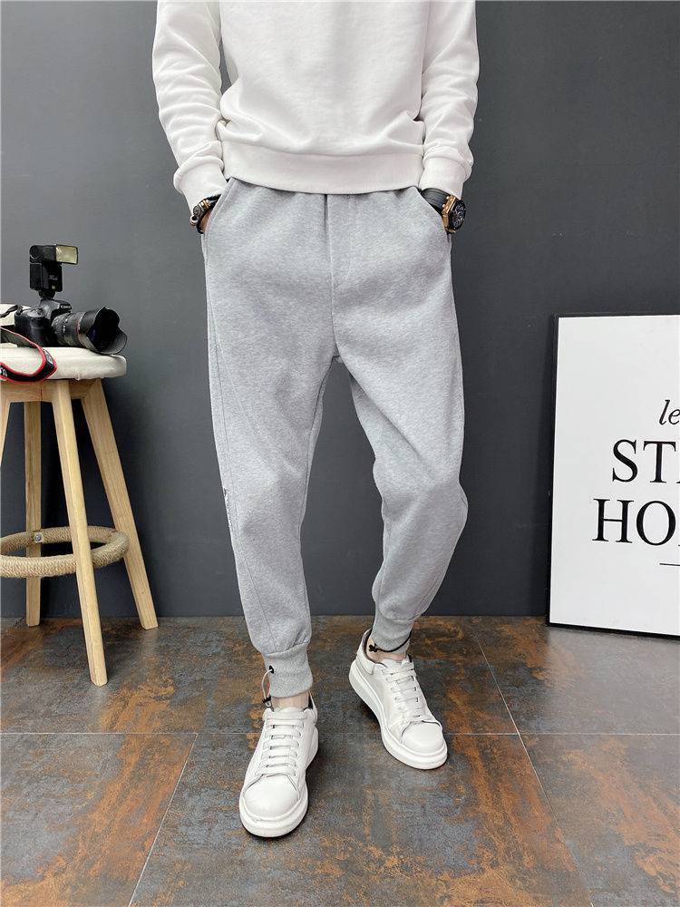 Pantalon décontracté ajusté à nouer à la cheville
