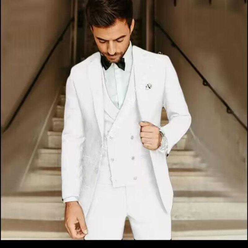 Men's slim-fit suit jacket