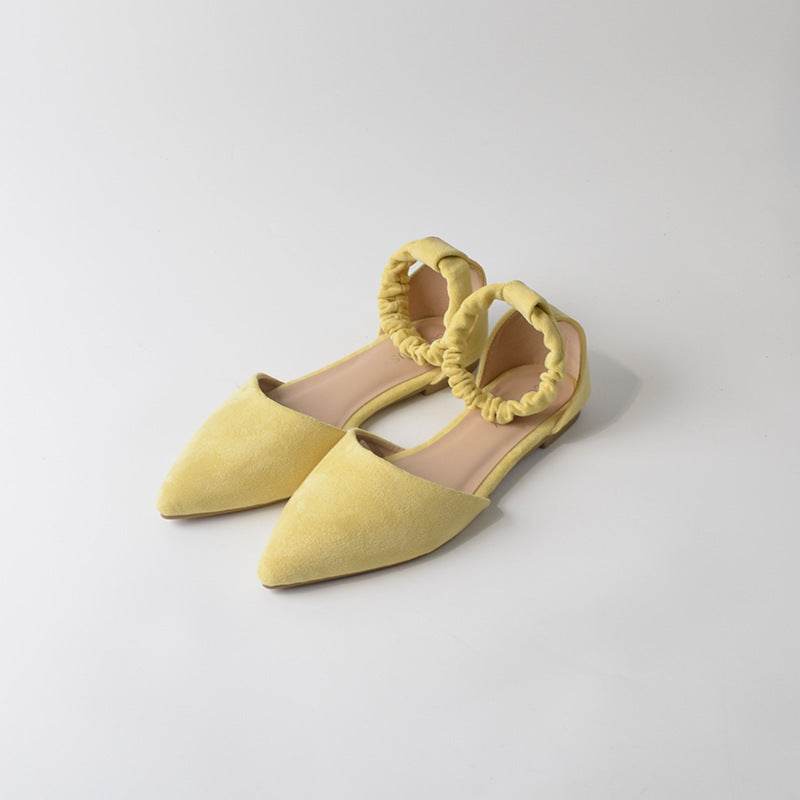 Sandales plates à talon en satin - Style & confort