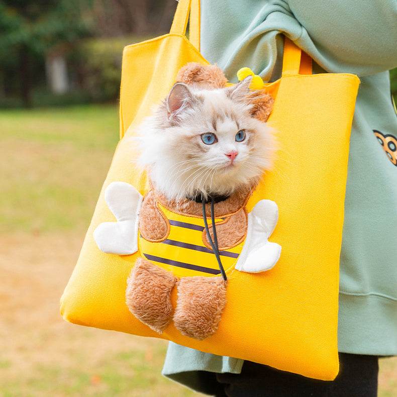 Bee Out Cute Canvas Pet Bag - Style & confort