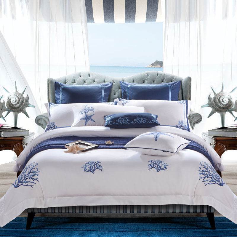 Ensemble de literie 4pcs de style nordique simple - Style & confort