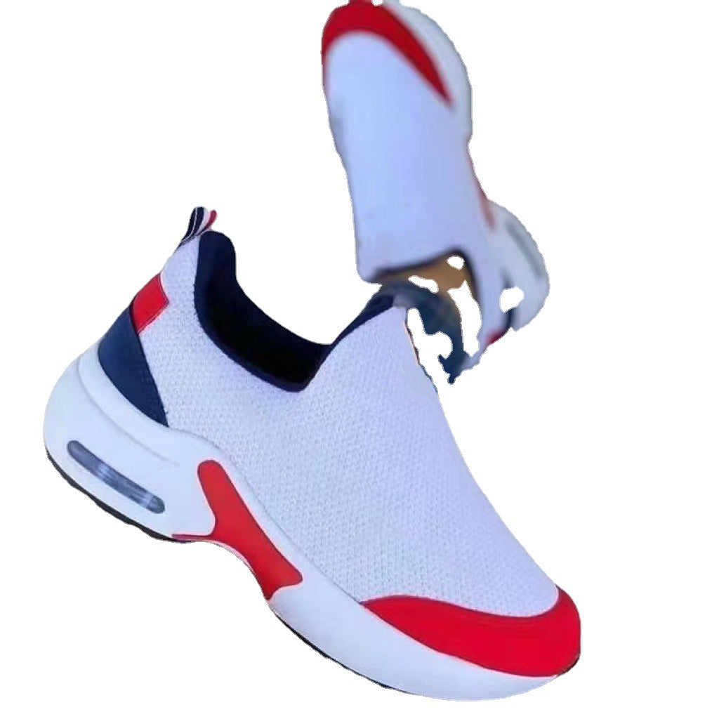 Women's Round Toe Stretch Knit Sneakers
