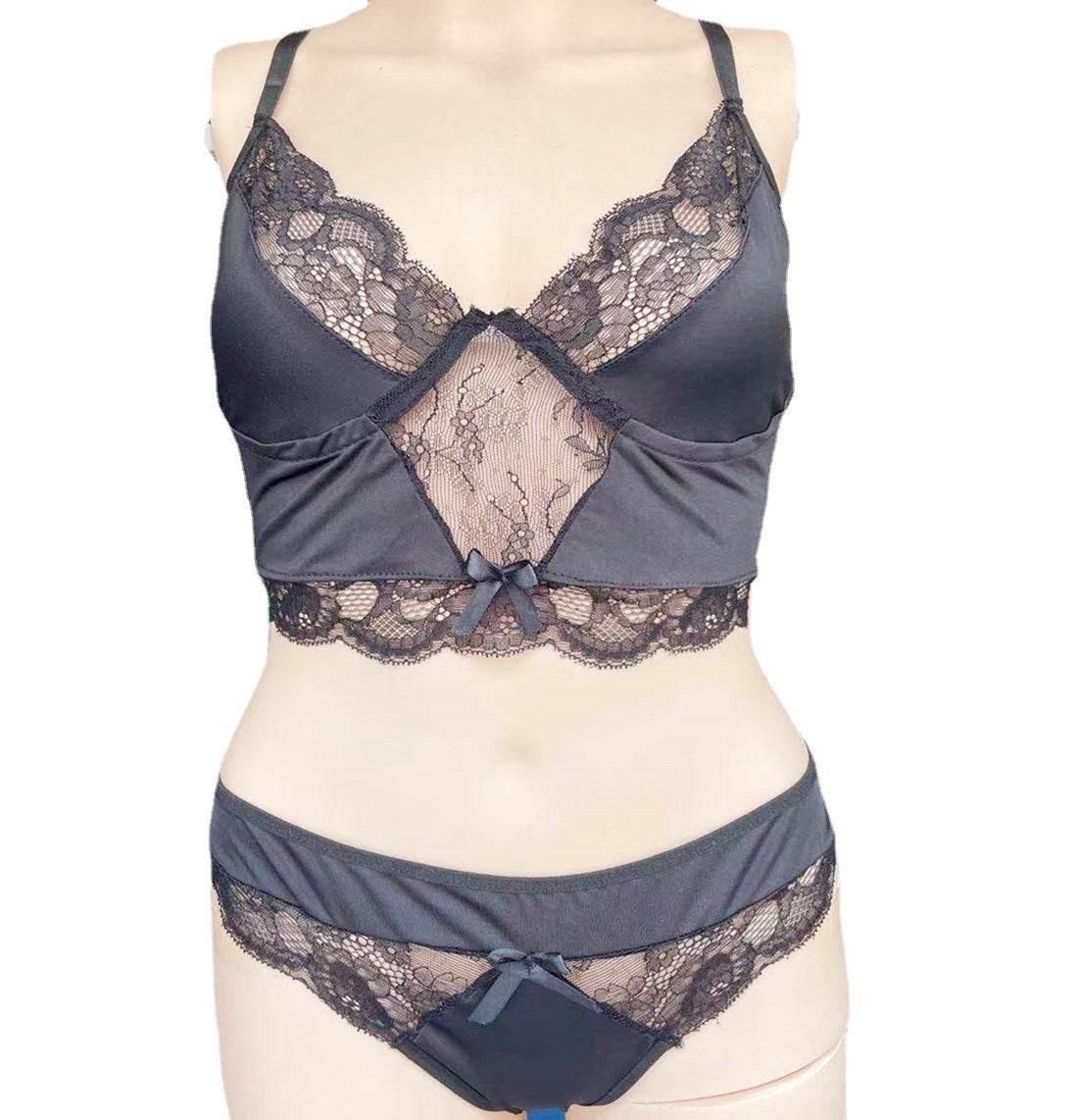 Ensemble deux pièces en dentelle et lingerie sexy - Style & confort