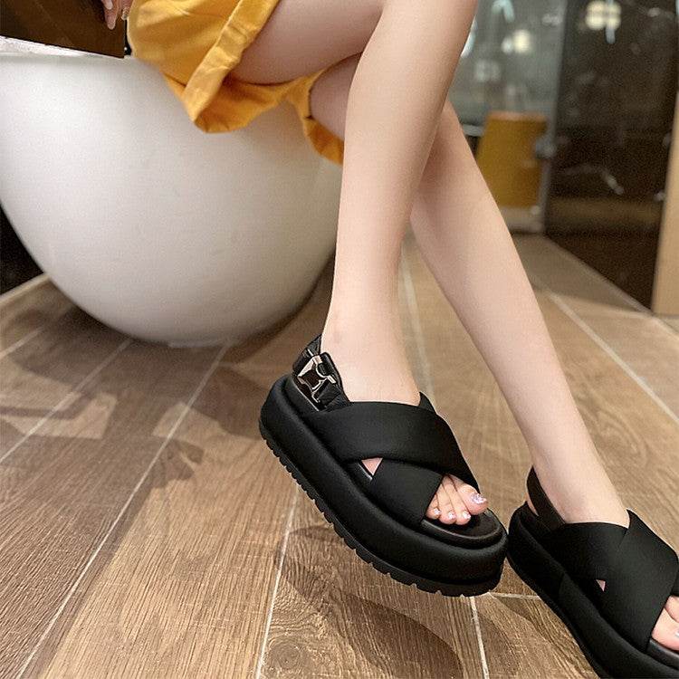 Nouvelles sandales romaines rétro en cuir pour femmes - Style & confort