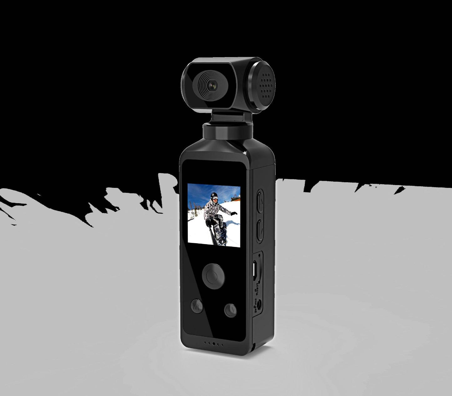 Caméra de poche de sport 4K rotative à 270 degrés - Style & confort