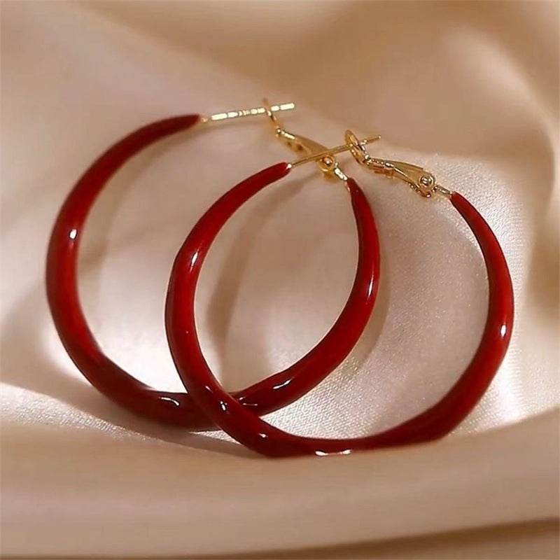 Boucles d'oreilles simples et luxueuses - Style & confort