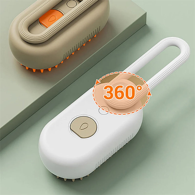 Brosse à vapeur 3 en 1, toilettage pour animaux de compagnie