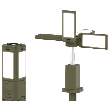 Lanterne de camping d'extérieur pliable à batterie ultra longue durée
