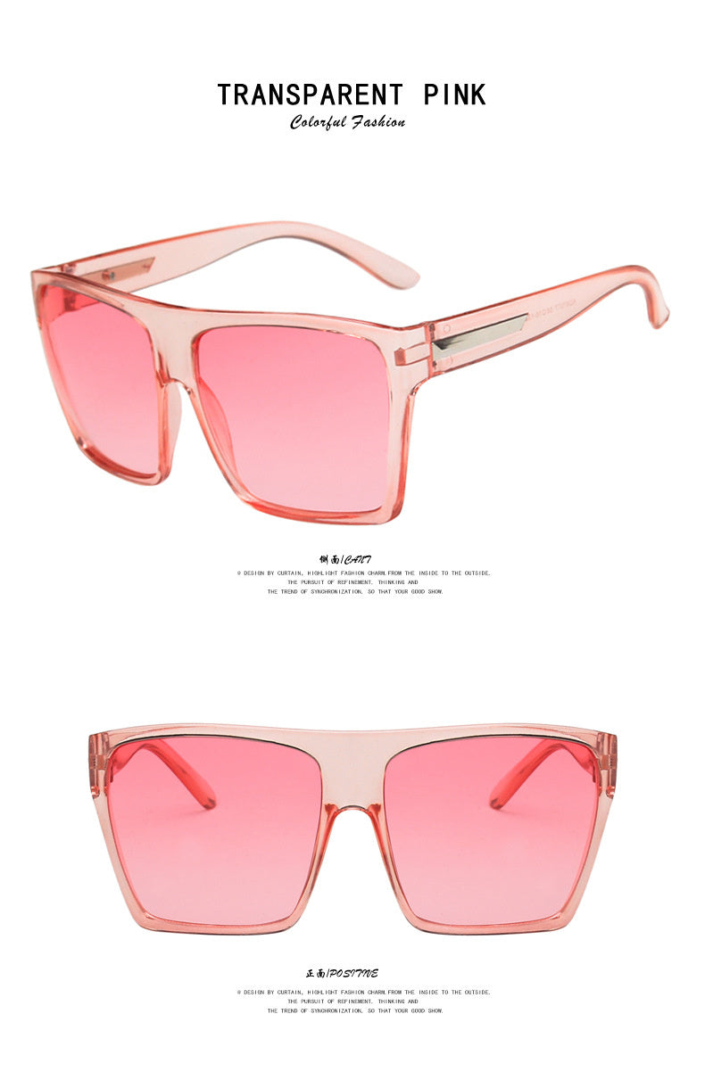 Lunettes de soleil à large monture Lunettes de soleil personnalisées