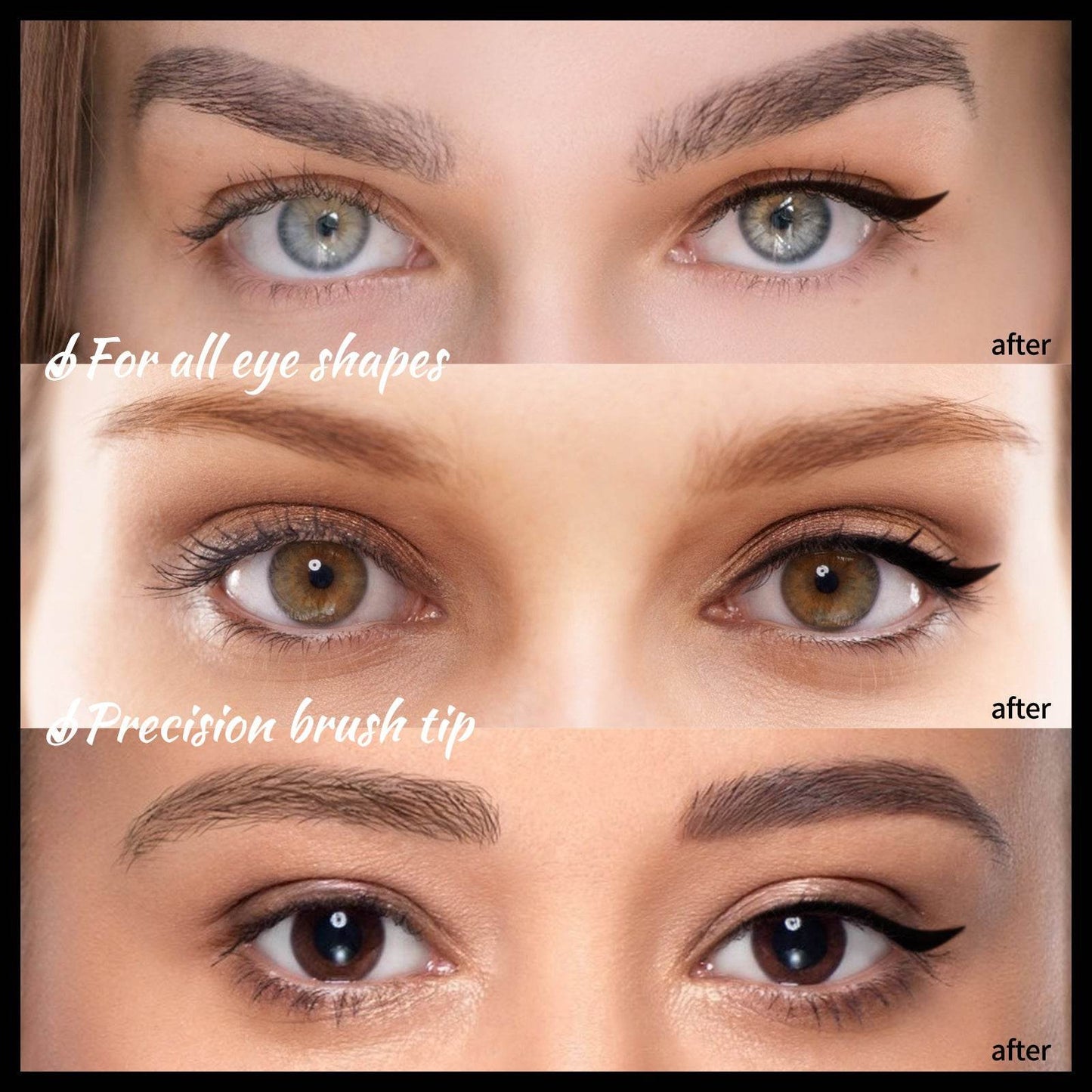 Eyeliner à double tête de maquillage imperméable et résistant à la transpiration - Style & confort