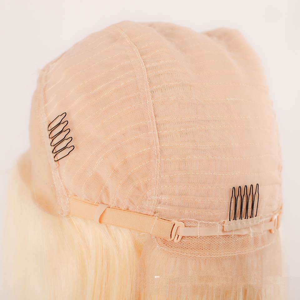 Perruque lisse blonde human hair - Style & confort