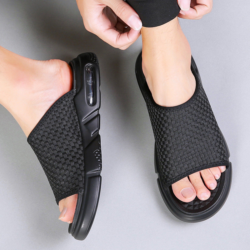 Chaussons d'extérieur de couleur unie pour Hommes