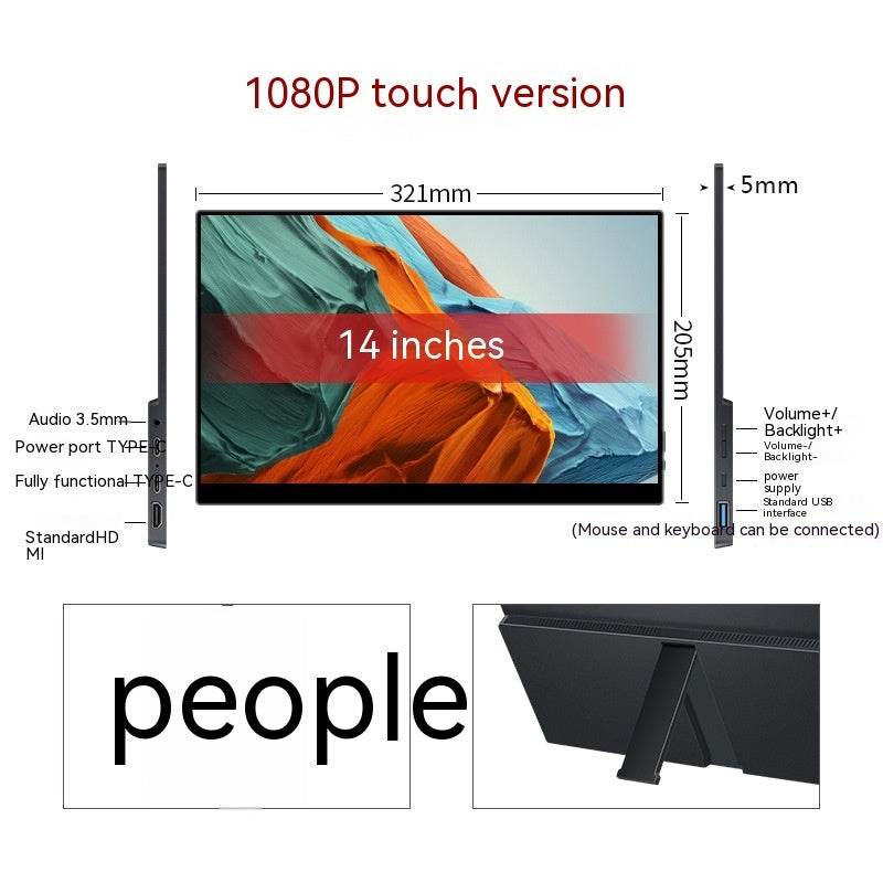 Écran tactile portable - Style & confort
