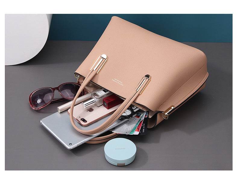 Sac en cuir noir pour femme - Style & confort