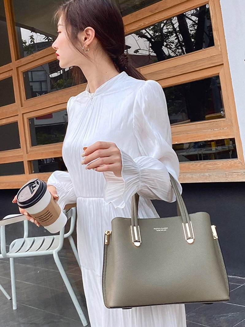 Sac en cuir noir pour femme - Style & confort