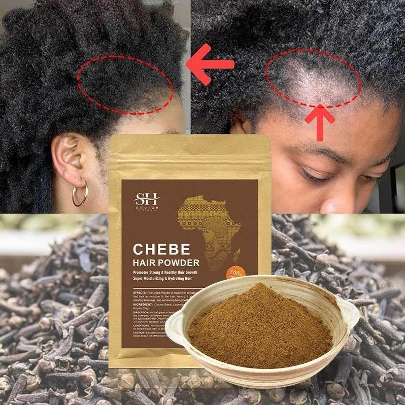 Poudre de chebe pour la croissance des cheveux, traitement rapide contre la perte de cheveux - Style & confort