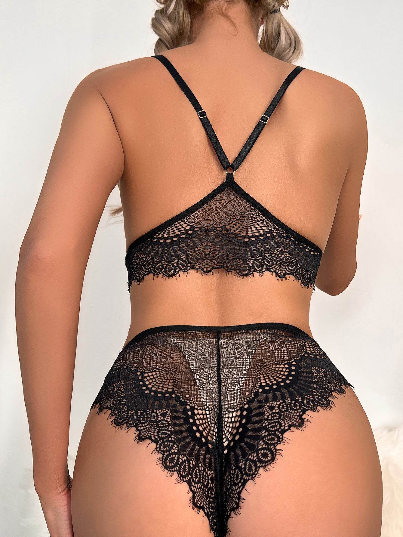 Ensemble sous-vêtements noirs - Style & confort