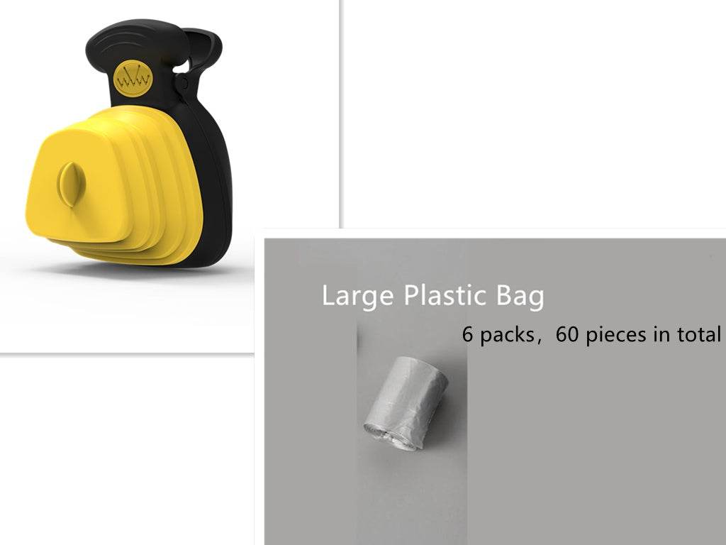 Pet Dog Poop Bag Dispenser Travel Foldable Poop Spoon - Style & confort