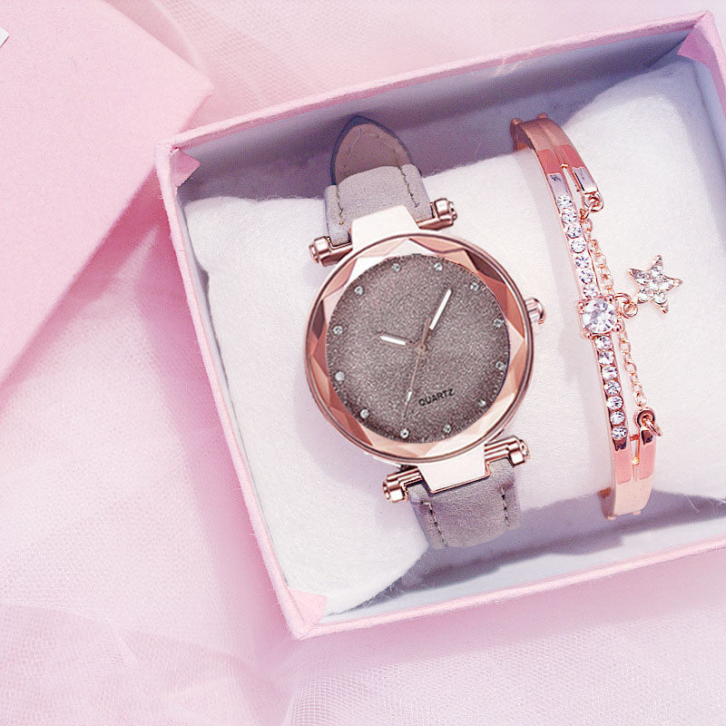 Coffret cadeau montre-bracelet pour femme