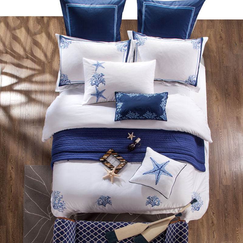 Ensemble de literie 4pcs de style nordique simple - Style & confort