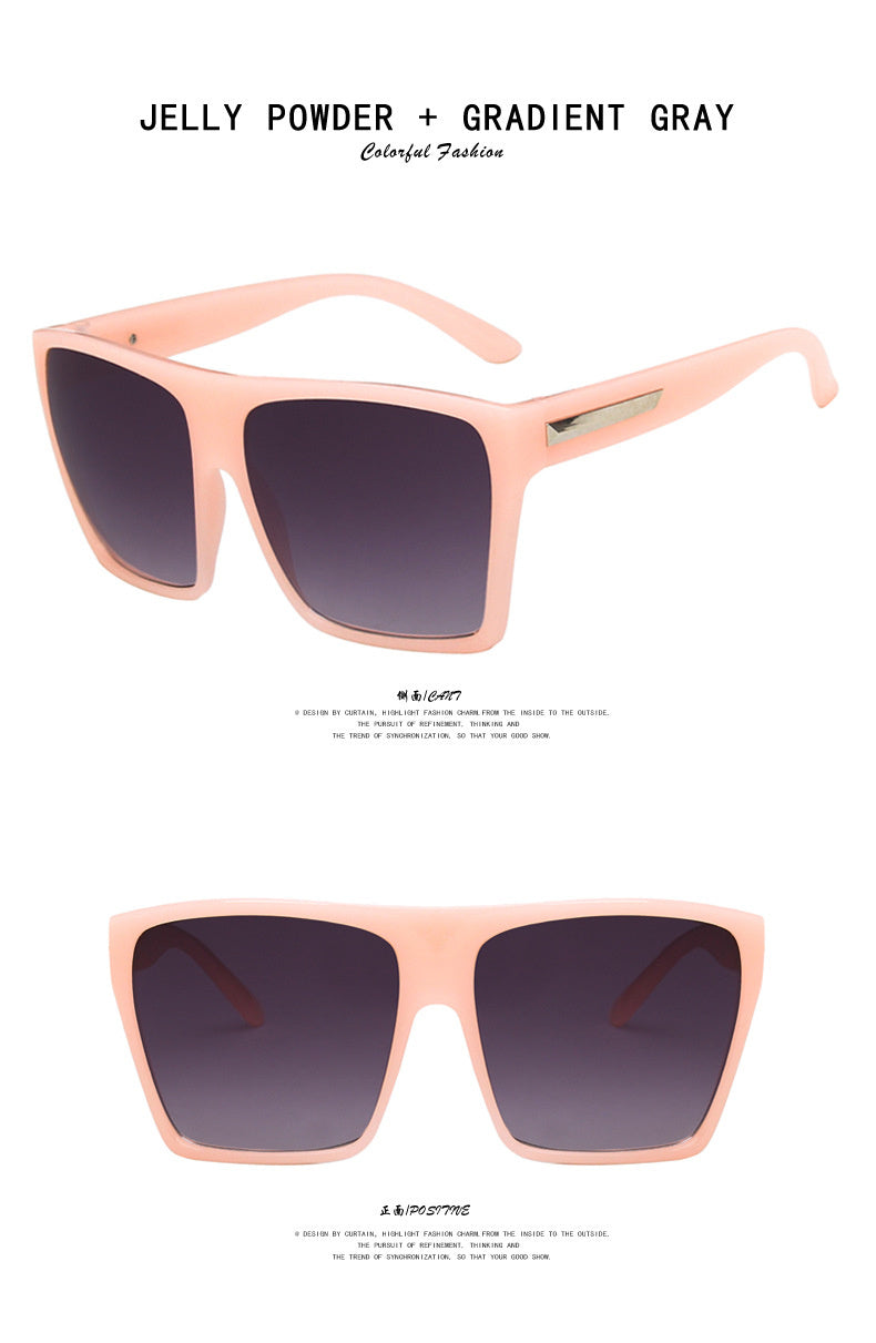 Lunettes de soleil à large monture Lunettes de soleil personnalisées