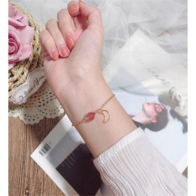 Peach blossom bracelet for women
