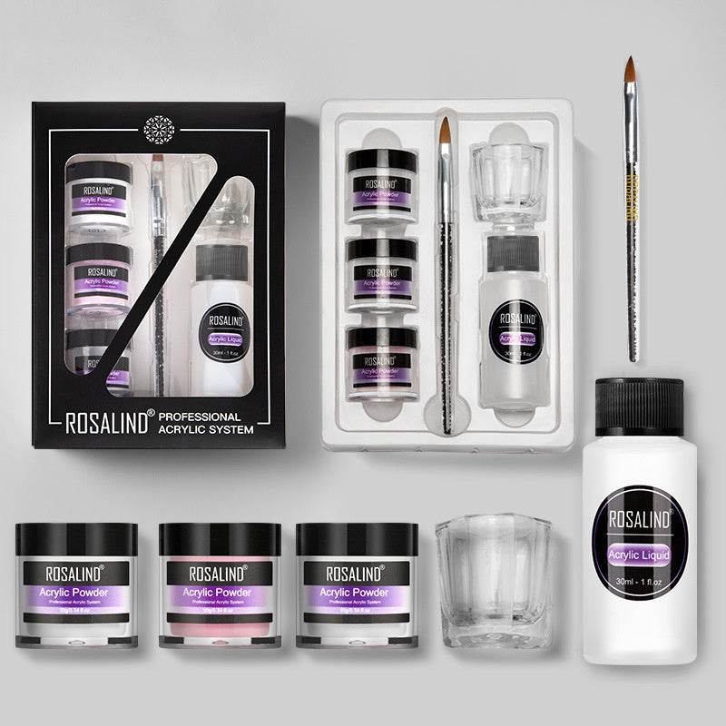 Kit de système acrylique pour poudre à ongles - Style & confort